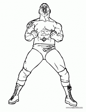 Wwe Wrestlers Coloring Pages Wwe Wrestling Coloring Pages Online 