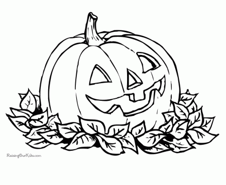 Printable Coloring Pages Halloween