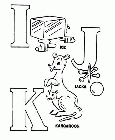 Pre-K ABC Coloring - Alphabet Activity Sheets - Easy Coloring 