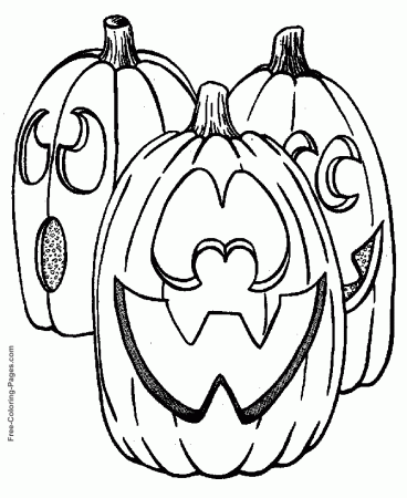 Halloween Coloring Pages, Sheets and Pictures