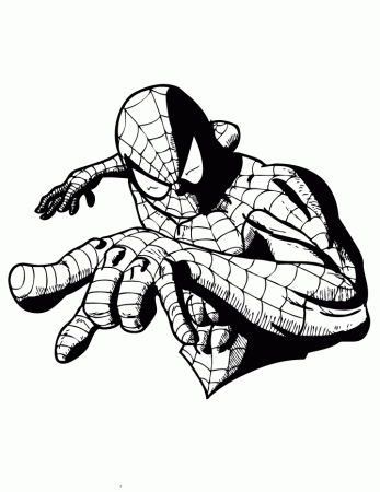 Free Printable Spider-Man Coloring Pages | HM Coloring Pages