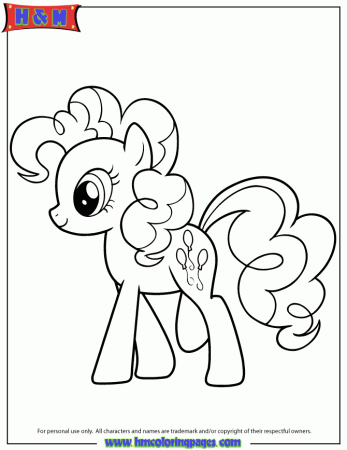 Hasbro My Little Pony Generation Four G4 Coloring Page | Free 