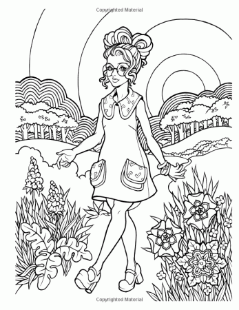 Pin on Fashion Coloring Pages for Adults