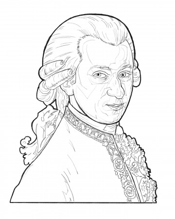 Music History: Mozart, Rondo (Powerpoint + Coloring Pages) - Piano Program