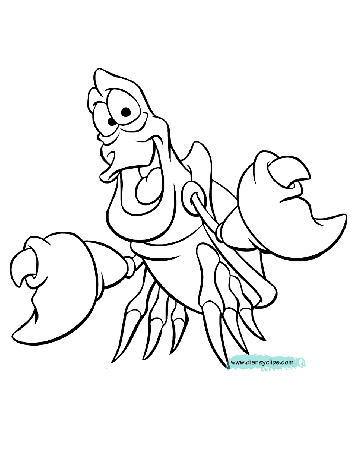 The Little Mermaid Printable Coloring Pages 4 | Disney Coloring Book