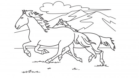 Race Horse Coloring Pages Picture | loopele.com
