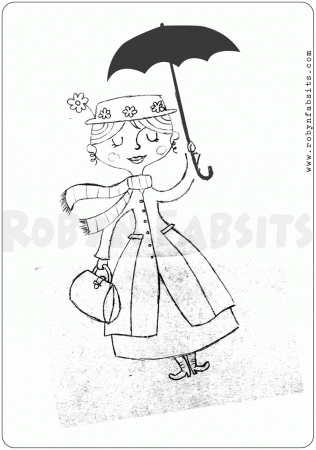 11 Pics of Mary Poppins Disney Coloring Pages Free Printable ...