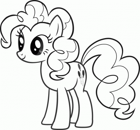 Pinkie Pie Coloring - Coloring Pages for Kids and for Adults