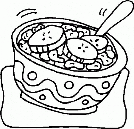 Printable Food Coloring Pages | Coloring Me