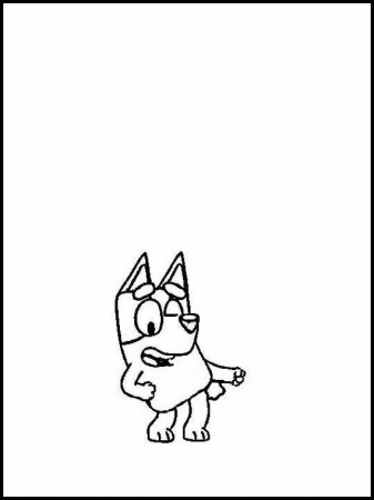 Bluey Coloring Pages 1