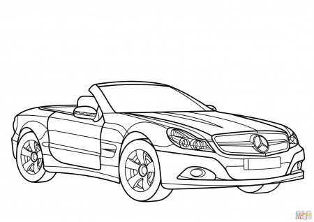Mercedes Car Coloring Pages