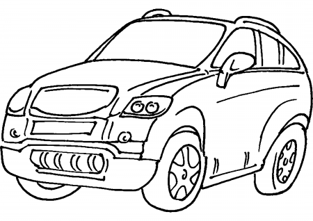 4X4 #39 (Transportation) – Printable coloring pages