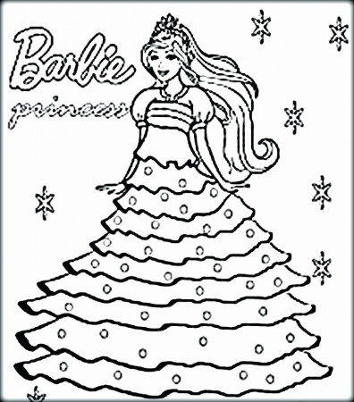 Barbie Doll Coloring Page - Coloring Home