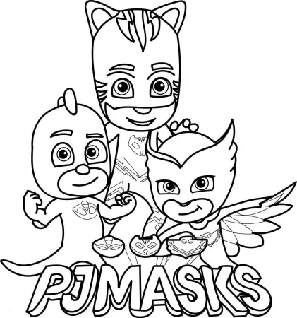 Coloring Pages : Pj Masks Coloring Best For Kids Free Mask Owlette ...