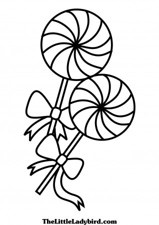 Coloring Pages Lollipop - Coloring and Drawing