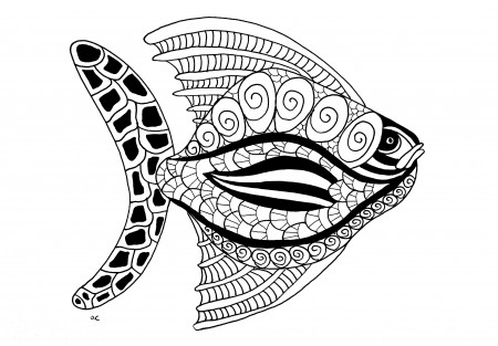 Pisces to print - Pisces Kids Coloring Pages