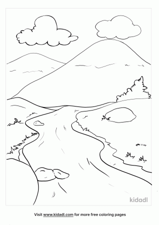 Hill Coloring Pages | Free Outdoor Coloring Pages | Kidadl