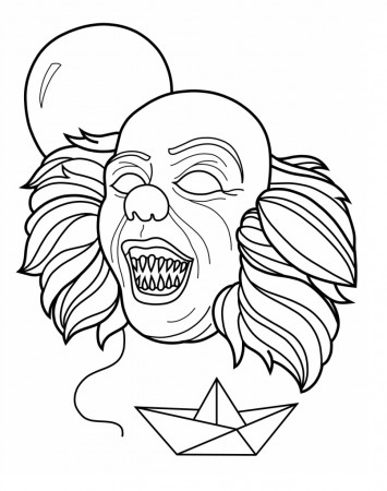 Clown Coloring Pages - Free Printable Coloring Pages for Kids