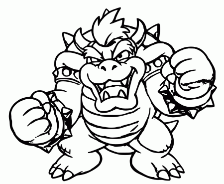 Super Mario Bowser Coloring Pages - Get Coloring Pages