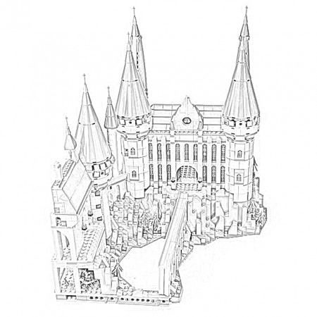 The Holiday Site: Harry Potter LEGO Great Hall Coloring Pages Free and  Downloadable