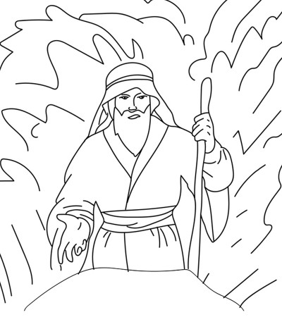 Moses Coloring Pages - Free Printables - MomJunction