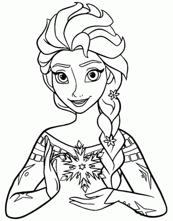 Elsa and Anna Frozen Coloring Pages | Printable Shelter