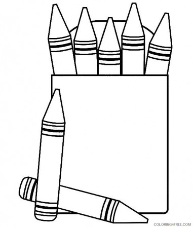 crayon box coloring pages free to print Coloring4free - Coloring4Free.com