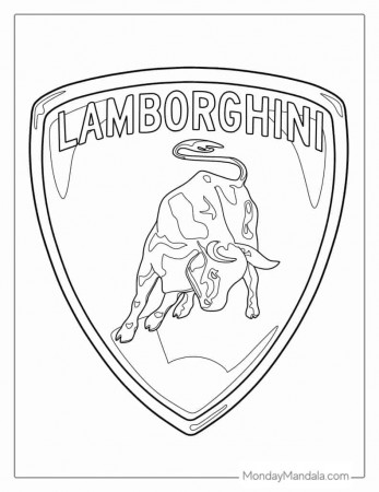 24 Lamborghini Coloring Pages (Free PDF Printables)