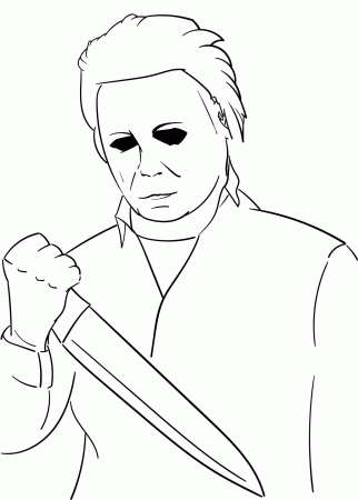 Michael Myers Coloring Pages - Coloring Pages For Kids And Adults