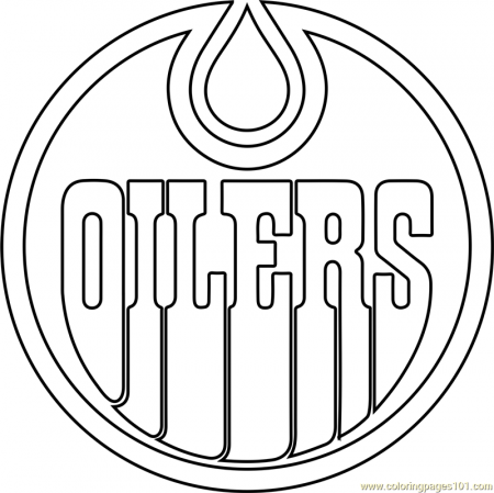 Edmonton Oilers Logo Coloring Page for Kids - Free NHL Printable Coloring  Pages Online for Kids - ColoringPages101.com | Coloring Pages for Kids