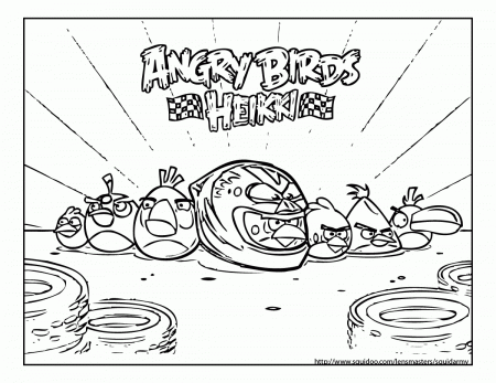 Angry Birds Go Coloring Pages Coloring Page For Kids | Kids Coloring