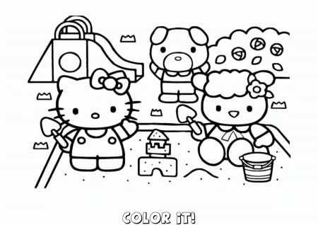 Languages Hello Kitty Coloring Page Hello Kitty Butterfly Coloring ...