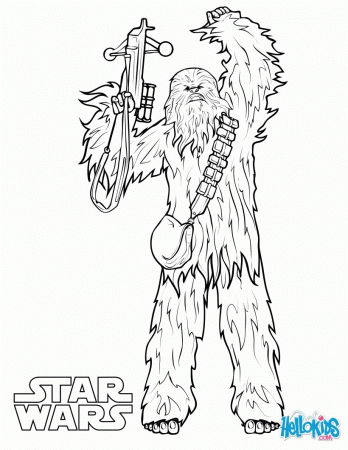 Chewbacca Coloring Page