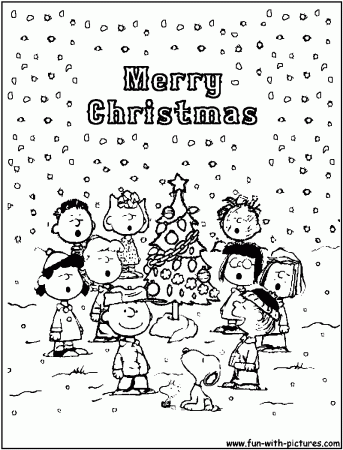 Charlie Brown Christmas Coloring Book - High Quality Coloring Pages