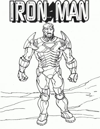 Iron Man Coloring pages | Coloring page for kids | #20 Free ...