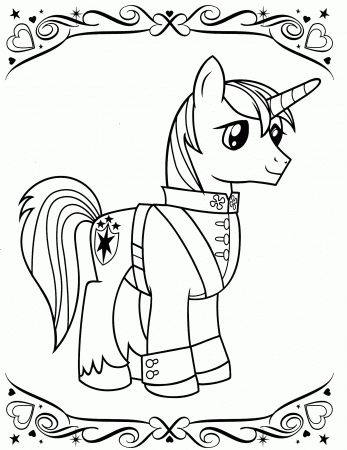 My Little Pony Coloring Page 18 - Coloring Kids