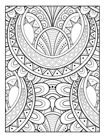 Stunning Patterns Adult Coloring Book Stress Relieving 30 - Etsy