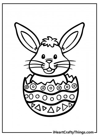 Easter Bunny Coloring Pages (Updated 2023)