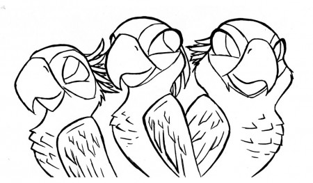 Free Rio 2 drawing to print and color - Rio 2 Kids Coloring Pages