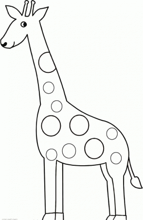 Best Photos of Giraffe Template For Preschool - Giraffe Coloring ...