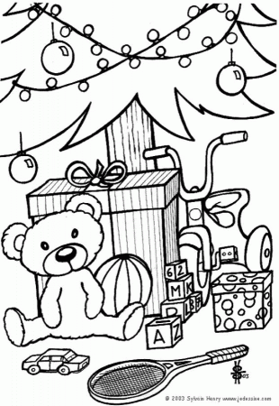 Train Christmas Toys Coloring Pages Download And Print For Free ...