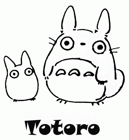 Totoro Coloring Book - Coloring Pages for Kids and for Adults