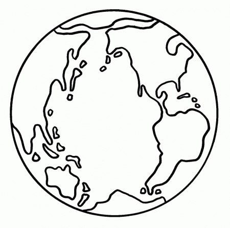 Earth Coloring Pages To Print Earth Coloring Pages Preschoolers ...