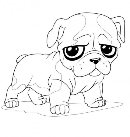 newborn puppy coloring pages to print | Cute Coloring Pages of ...