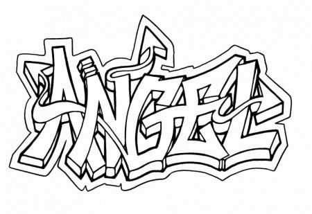 Other ~ Printable Coloring Pages for Teenagers Graffiti ~ Coloring ...