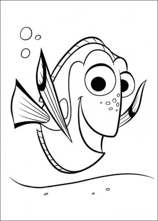 Finding Dory coloring pages to download and print for free | Nemo coloring  pages, Disney coloring pages, Dory drawing