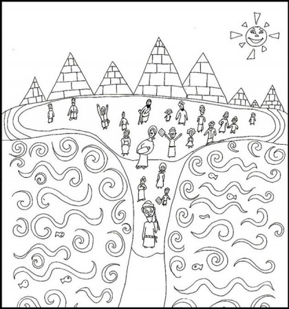 The Exodus Coloring page | Coloring pages, Butterfly coloring page ...
