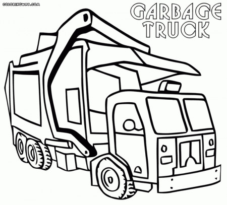 Garbage Truck Coloring Pages | Coloring Pages To Download And ...