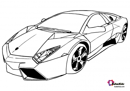 Free download and printable super car coloring page in 2020 (With ...