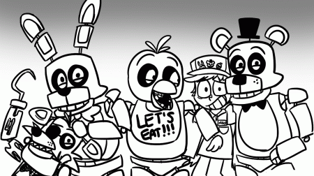 fnaf-coloring-pages-10 - Coloring Pages For Kids